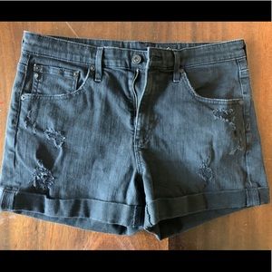 AG Hailey black jean short
